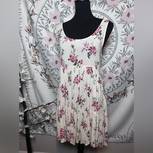 American Eagle Floral Baby Doll Dress Cottagecore Fairy Medium